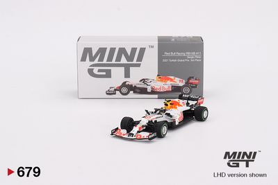 Mini GT 679 Red Bull RB16B #11 Sergio Pérez 2021 Turkish Grand Prix 3rd Place 1:64 Scale_img_3