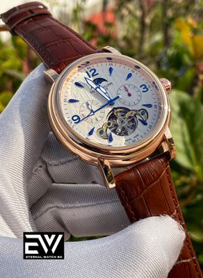 PATEK AUTO ROSE GOLD CASE BRON BELT V2_img_0