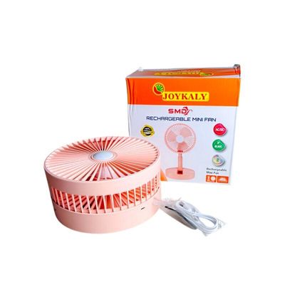 Joykaly YG-737 Rechargeable Table Fan with LED Light_img_2