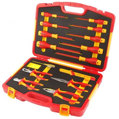 Tolsen VDE 1000V 15 pcs Insulated Hand Tools Set Model: V82115_img_0