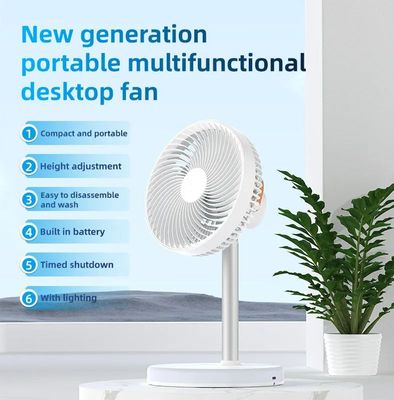 P6 Rechargeable USB Desktop Fan- White ._img_1