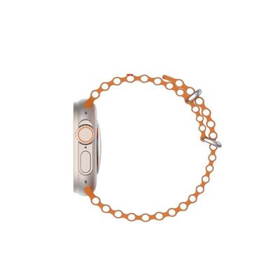 Microwear U10 Ultra Calling Smart Watch – Orange Color_img_1