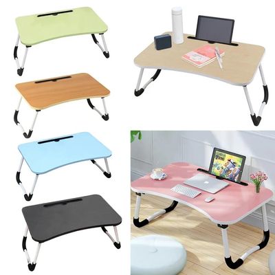 Multifunctional Portable & Foldable Laptop Table – Black Color_img_0