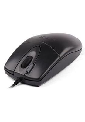 A4 Tech Wired Optical Mouse 2X Click, USB, Black (OP-620D)_img_0