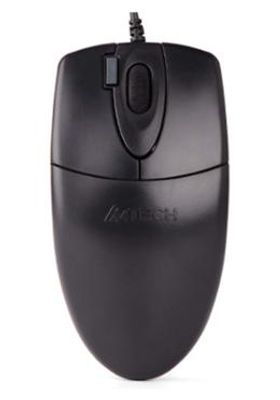 A4 Tech Wired Optical Mouse 2X Click, USB, Black (OP-620D)_img_4