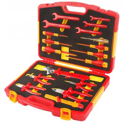 Tolsen VDE 1000V 18 Pcs Insulated Hand Tools Set Model: V83718_img_0