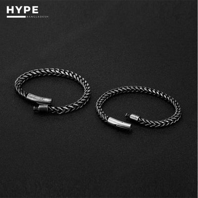 Stainless steel magnetic lock bracelet for men_img_5