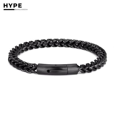 Stainless steel magnetic lock bracelet for men_img_7