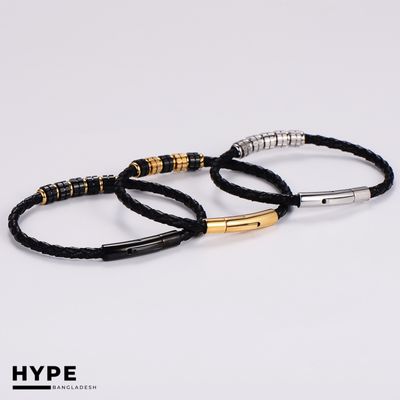 Thin leather bracelet for men_img_1
