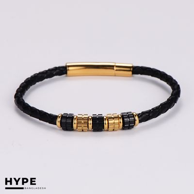 Thin leather bracelet for men_img_5