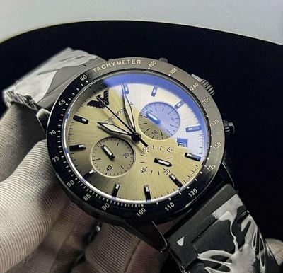 ARMANI BLACK MATT BODY SILVER DIAL_img_0