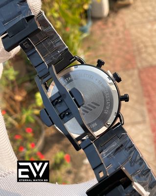 ARMANI BlLACK BODY CH OVAL GLASS MACCANICO BLUE DIAL_img_1