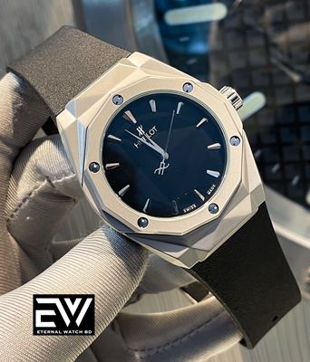 HUBLOT ORLINSKI AUTO BLACK BELT SILVER CASE_img_1