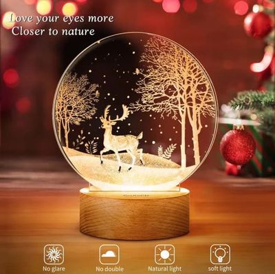 3D deer lamp_img_1