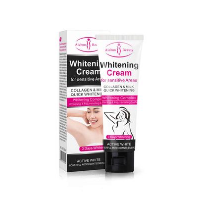 Body Whitening Cream Skin Armpit Elbow Lighten Bikini Underarm Unisex Axilas_img_4
