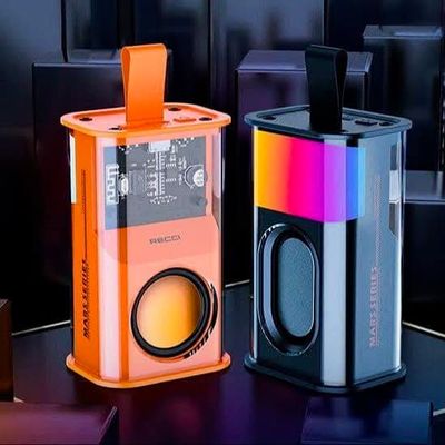 RECCI RSK-W30 Transparent Wireless Speaker with RGB Light_img_3