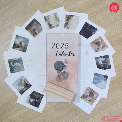 Minimal Desk Calendar - Timeless Desk Companion_img_1