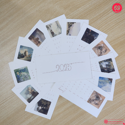 Minimal Desk Calendar - Timeless Desk Companion_img_2