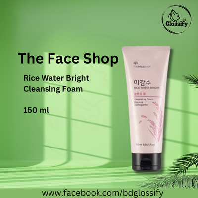 The Face Shop - Rice Water Bright Facial Foaming Cleanser (150ml)_img_0