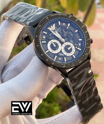 ARMANI MECCANICO CH MATT BLACK DIAL BLACK_img_0
