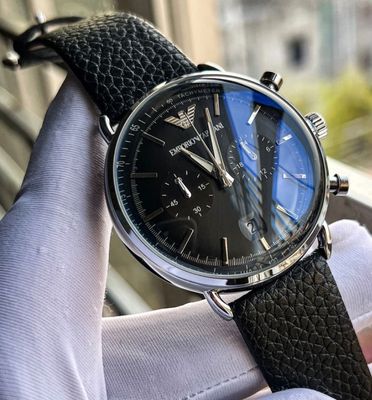 ARMANI BLACK BELT OG SIMPLE DIAL, BLACK FS_img_0