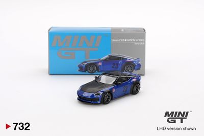 Mini GT 732 Nissan Z LB★NATION WORKS Seiran Blue_img_0