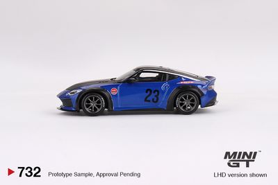 Mini GT 732 Nissan Z LB★NATION WORKS Seiran Blue_img_3