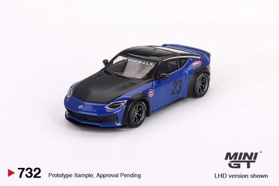 Mini GT 732 Nissan Z LB★NATION WORKS Seiran Blue_img_1