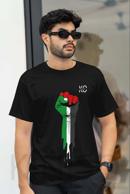 Islamic T-shirt – Palestine – Modest Men’s Crew Neck Half Sleeve tshirt in BD_img_0