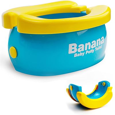 Portable Potty for Kids Travel Foldable Baby Potty Training Seat Outdoor and Indoor Easy to Clean_img_0