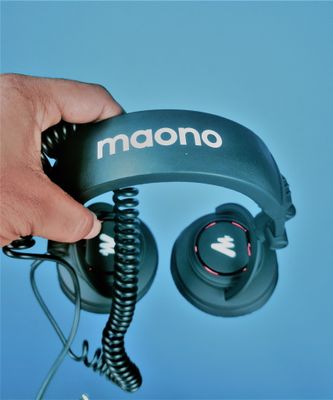 Maono AU-MH501 Professional Studio Monitor Headphone, Over Ear With 50mm Driver For Gaming, DJ, Studio, And Microphone Recording_img_4