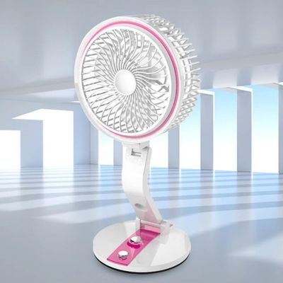 Rechargeable folding fan with LED light_img_1