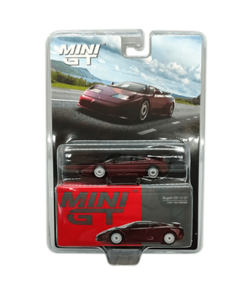 Mini GT 806 Bugatti EB110 GT Dark Red Metallic 1:64_img_0
