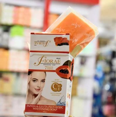 Fiorae Papaya & Gluta Plus Kojic Whitening Soap_img_2