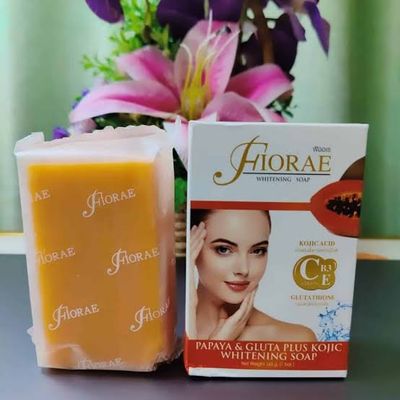Fiorae Papaya & Gluta Plus Kojic Whitening Soap_img_4