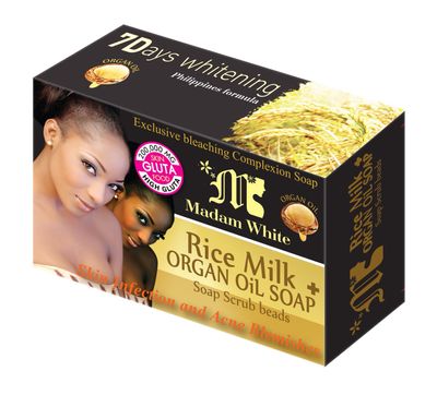 Madam White Rice Milk Argan Oil Soap-160 Gram (Thailand)4.8(2)_img_0