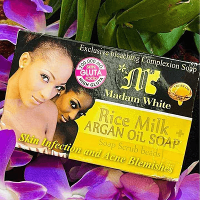 Madam White Rice Milk Argan Oil Soap-160 Gram (Thailand)4.8(2)_img_1