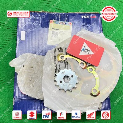 Chain Sprocket set for TVS Metro 100cc bike._img_0