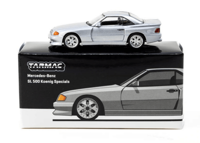 Tarmac Works 1/64 Mercedes-Benz SL 500 Koenig Specials Silver - GLOBAL64_img_0