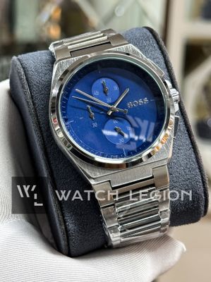 BOSS CHAIN CHRONOGRAPH SILVER BODY BLUE DIAL_img_0