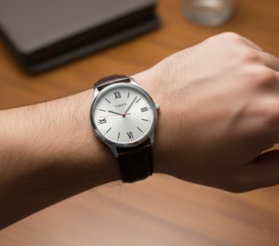 TIMEX Leather Strap Analog Watch - For Men_img_4