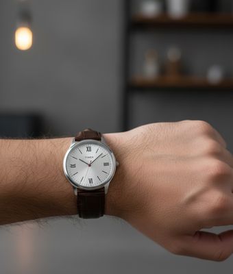 TIMEX Leather Strap Analog Watch - For Men_img_5