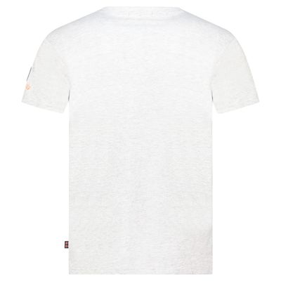 Men's T-Shirt Short Sleeve with Light Grey Flag_img_1