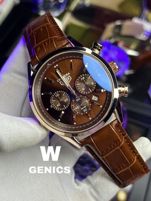 Tag Belt Three Chrono Brown Belt RG Case Brown Dial_img_0