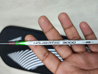 Li-Ning Halbertec3000 Badminton Racket (4u) white green colour_img_3