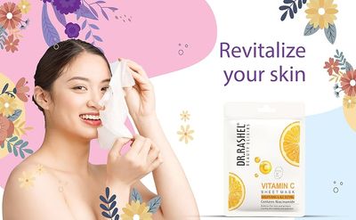 DR.RASHEL Vitamin C Face Sheet Mask With Serum (Pack of 2)_img_3