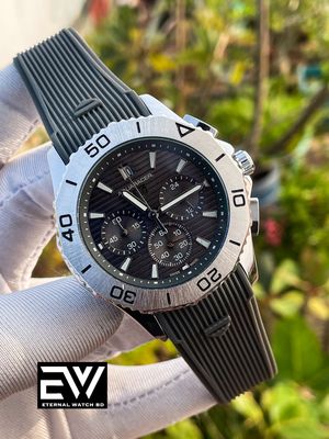 TAG AQUARACER GRAY BELT SILVER CASE GRAY WAFFLE DIAL_img_0