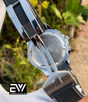 TAG AQUARACER GRAY BELT SILVER CASE GRAY WAFFLE DIAL_img_1