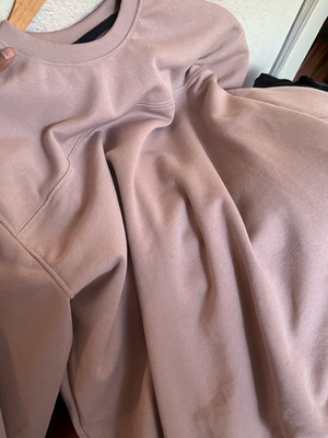 Premium oversized sweatshirt-Dark Pink_img_2