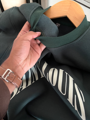 Premium Oversized Sweatshirt-Bottle Green_img_1